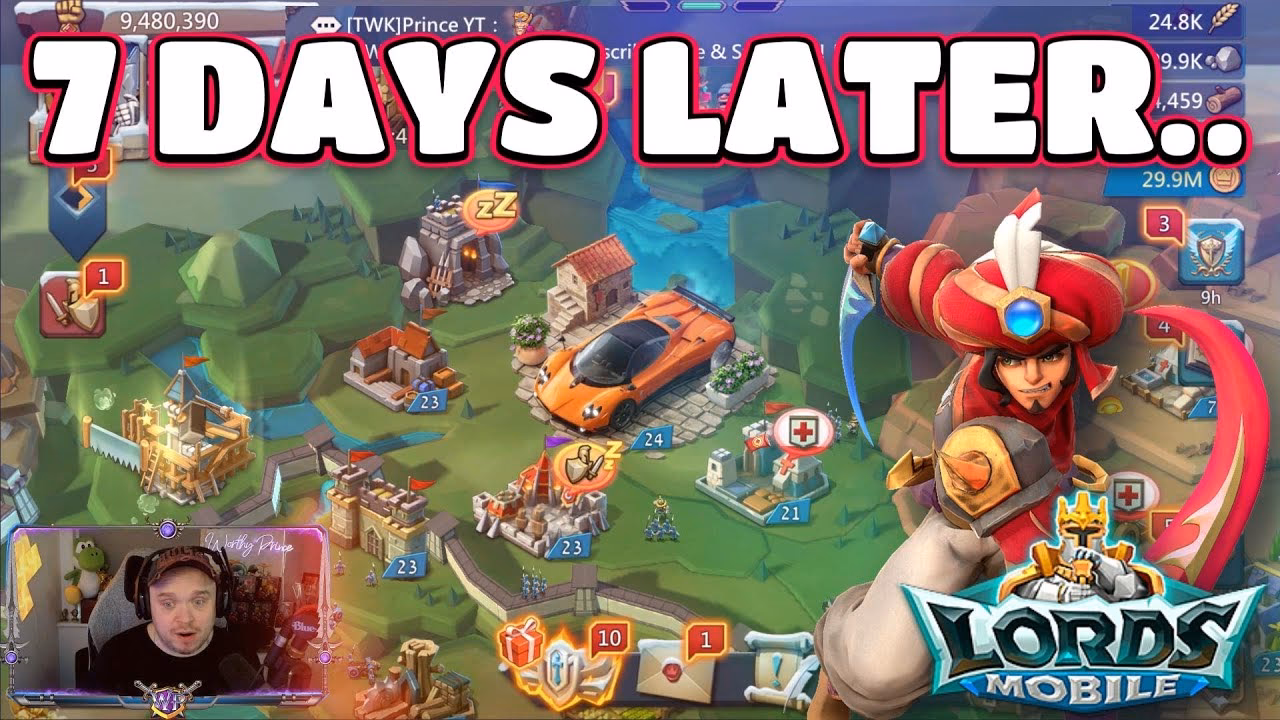 How do I log out of Lords Mobile?