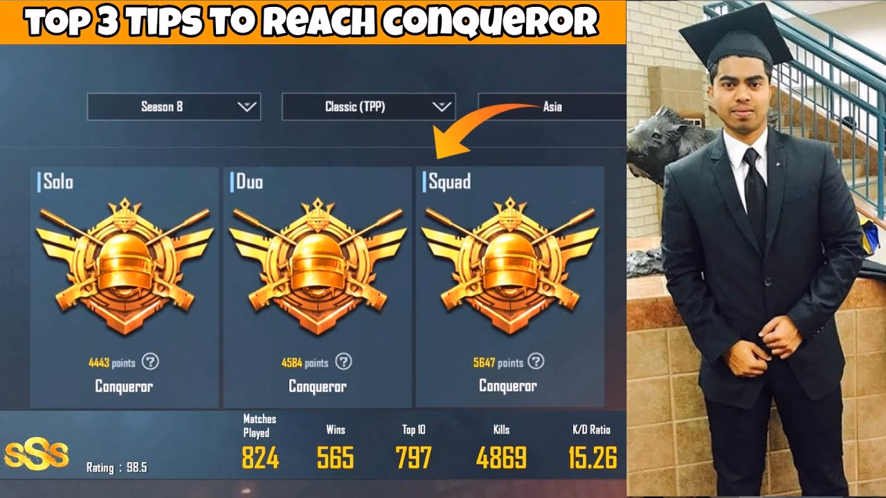 Are You a conqueror in PUBG Mobile?