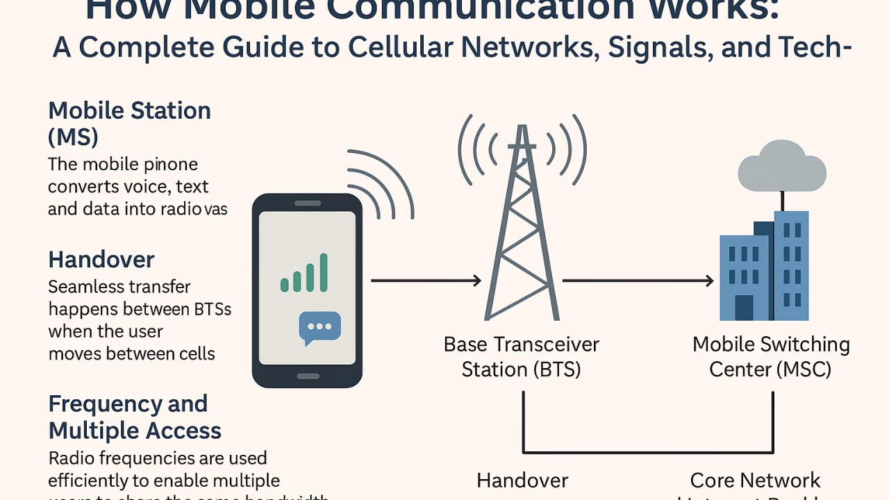 What is an example of a cellular network?