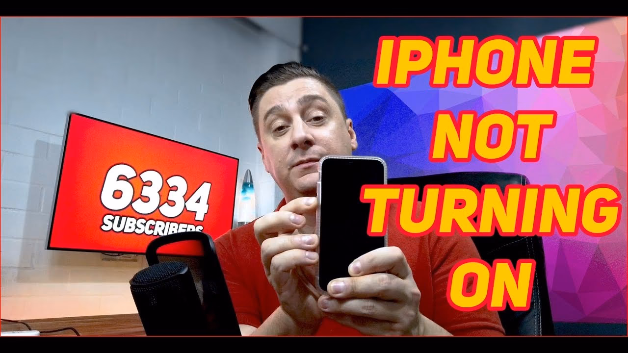 How to power on iPhone X?