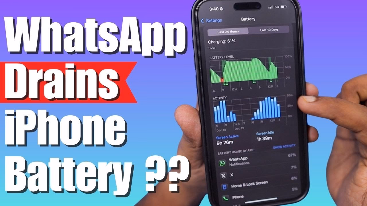 How do I stop WhatsApp from draining my battery?