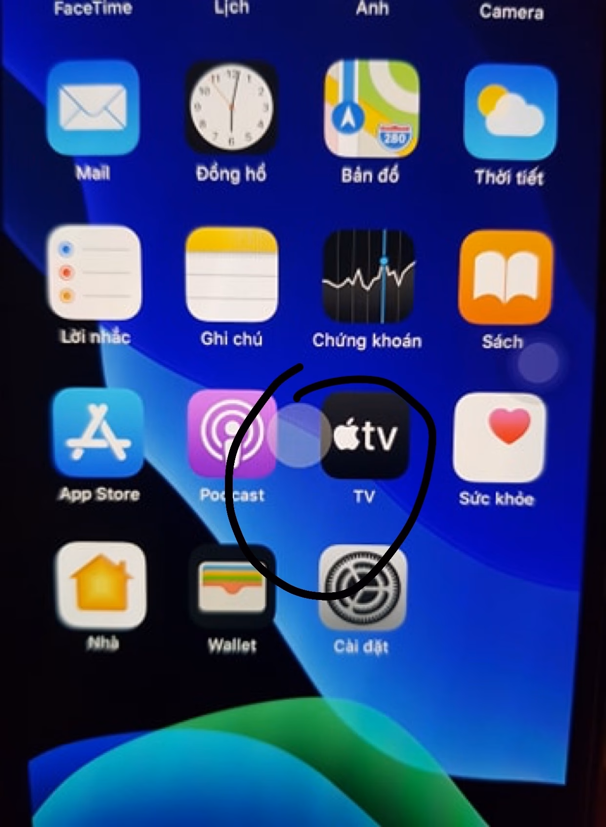 What does a gray dot mean on my iPad?