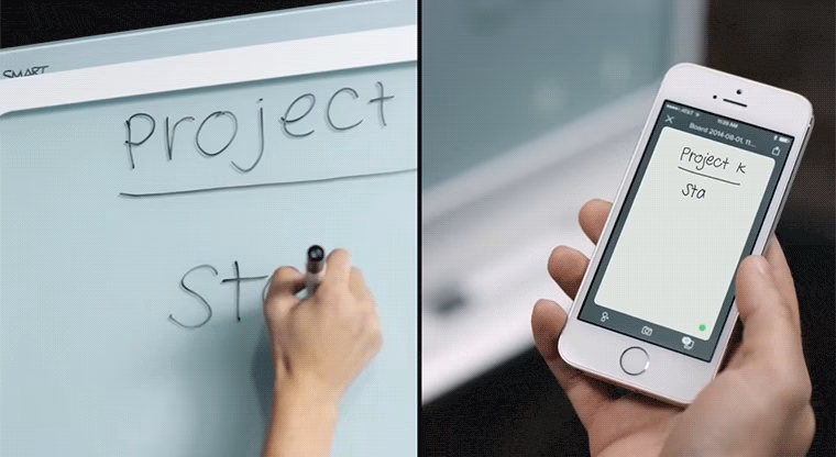 Can I use my iPhone as a whiteboard camera?