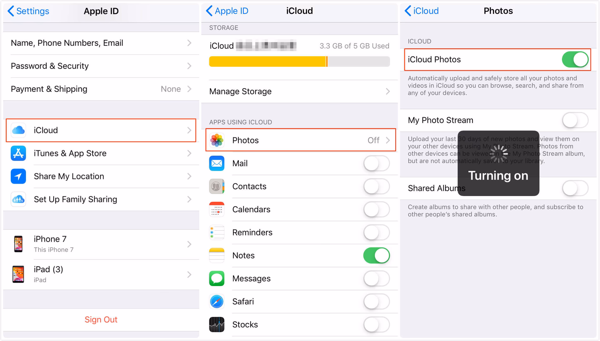 Why is my iPhone unable to share photos?
