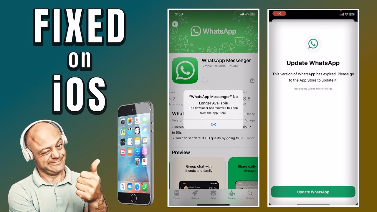 How do I fix WhatsApp not working on my iPhone?