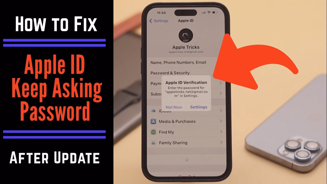 Why does my iPhone keep popping up the Apple ID password sign-in window?