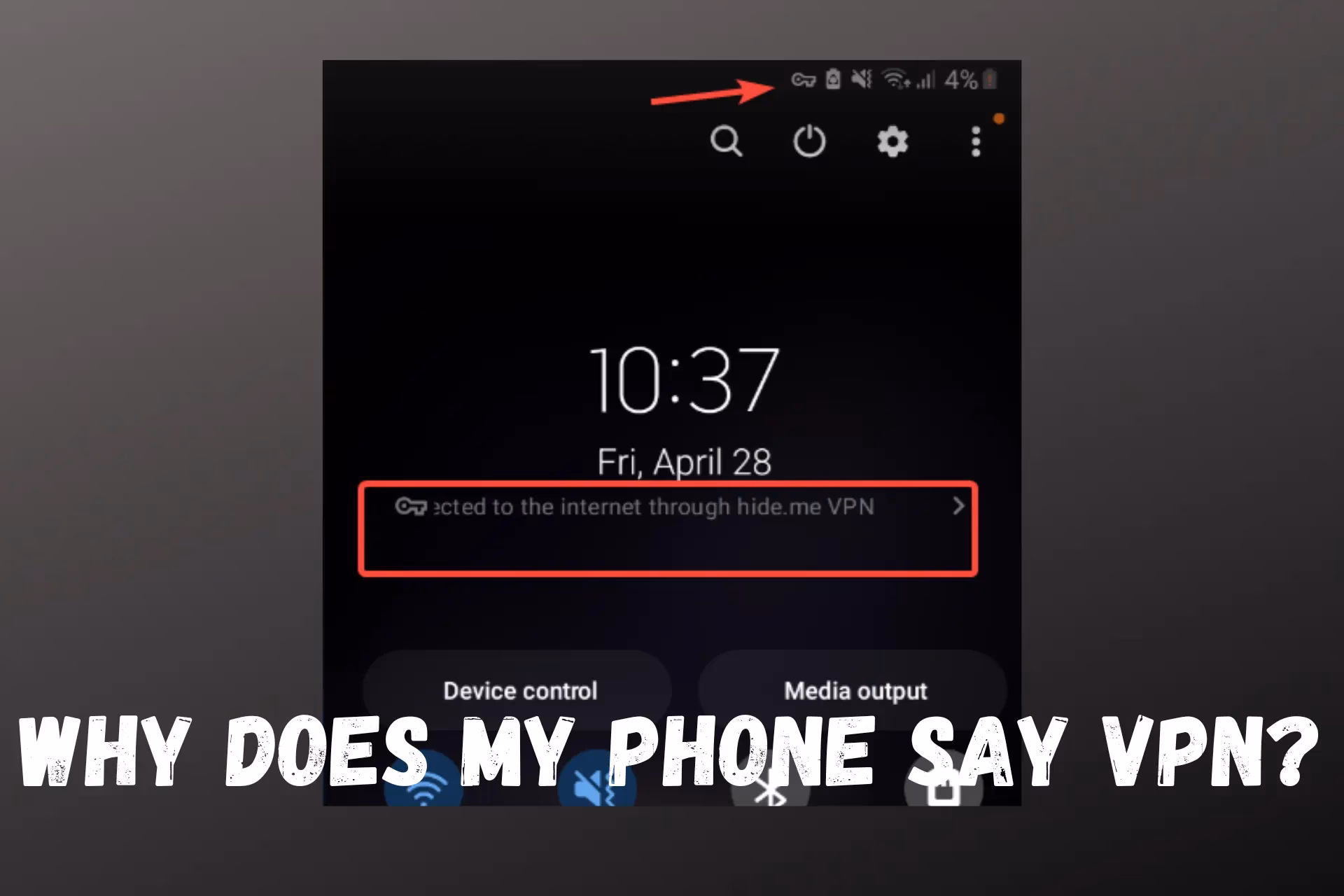 Why does IOS Send Me a VPN notification?