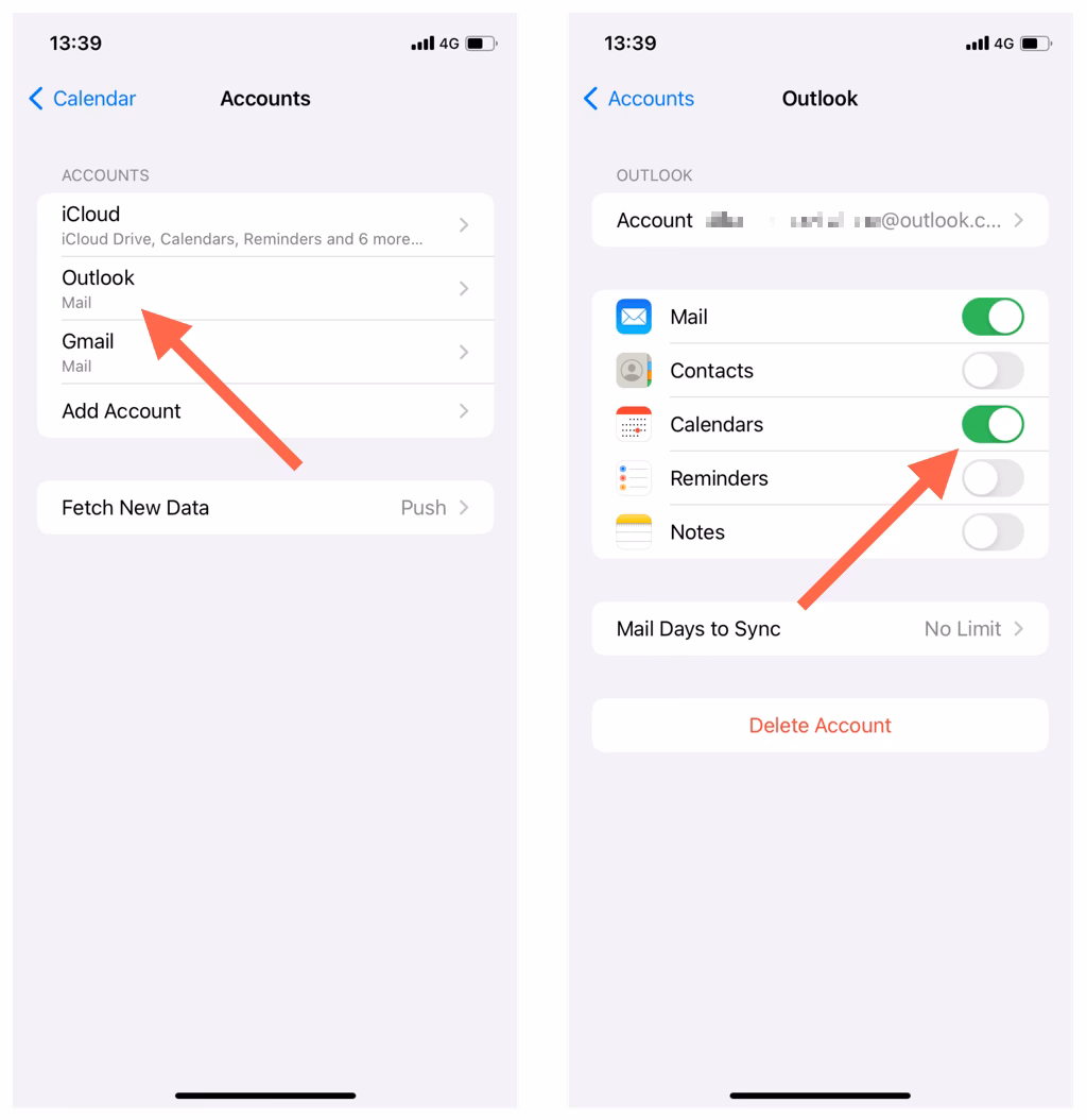 Why are my outlook emails not syncing?