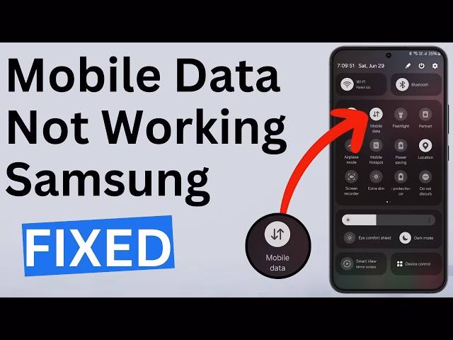 Why does my Samsung phone have no Internet?
