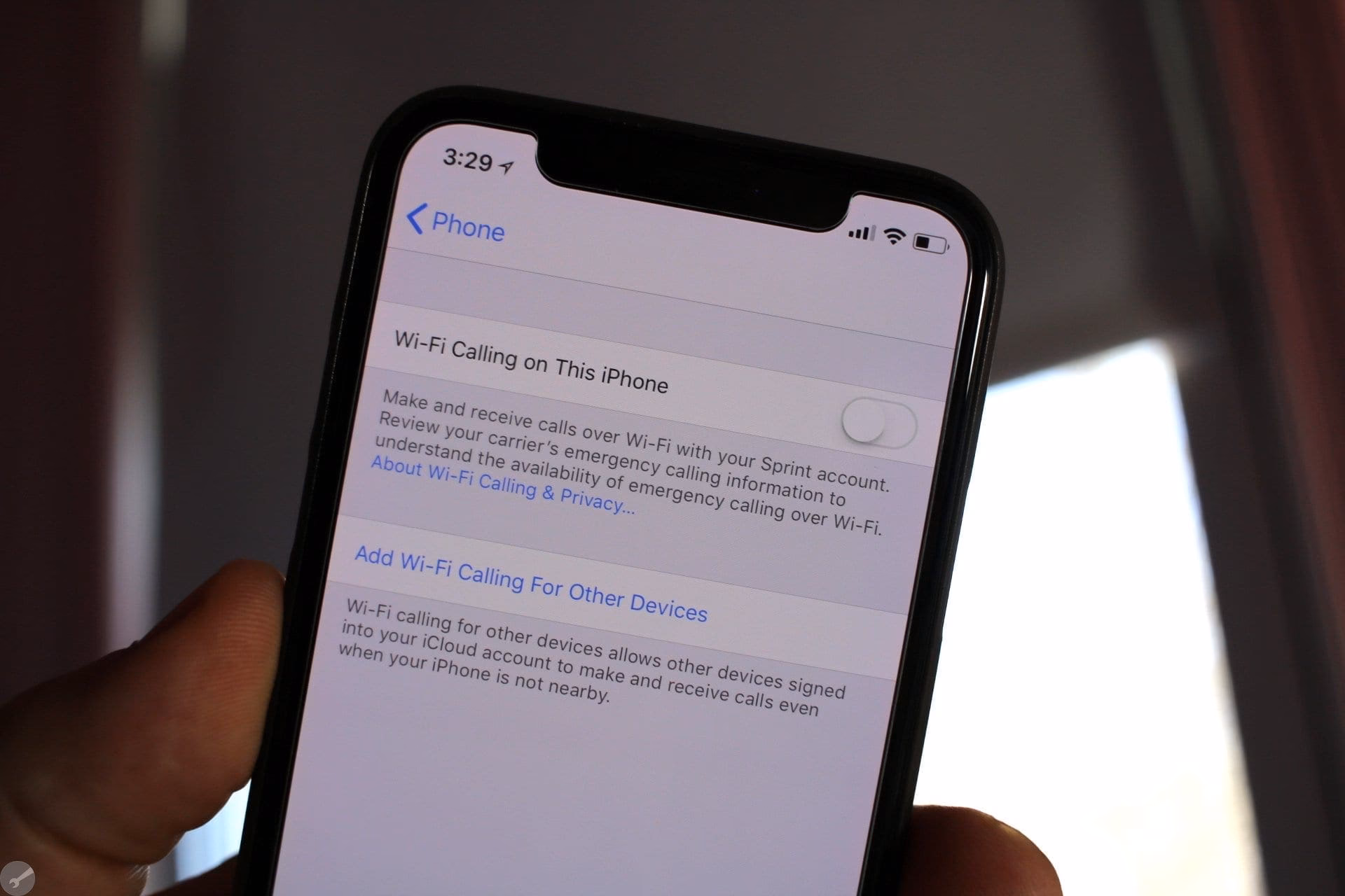How to disable Wi-Fi calling on iPhone?