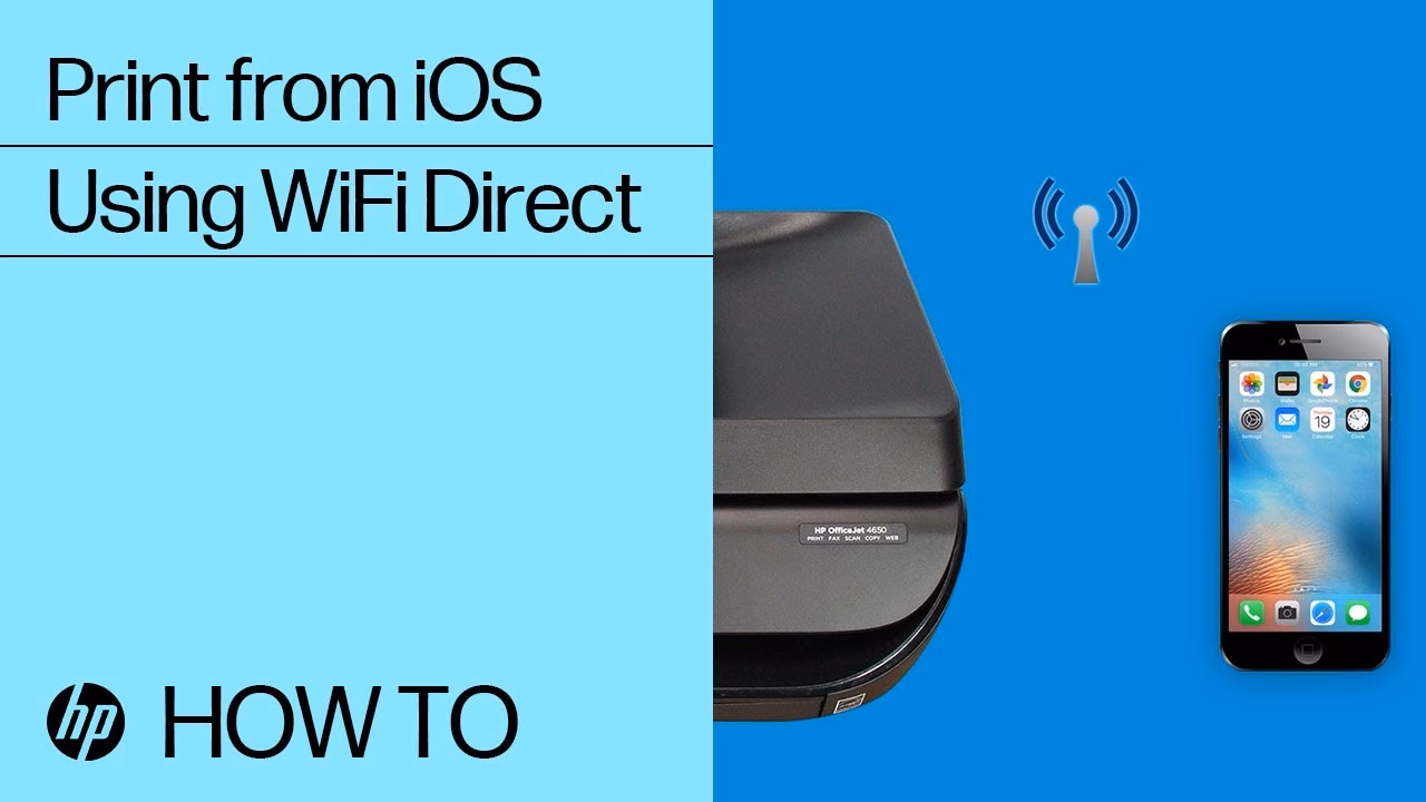 How do I connect my HP printer to Wi-Fi Direct?