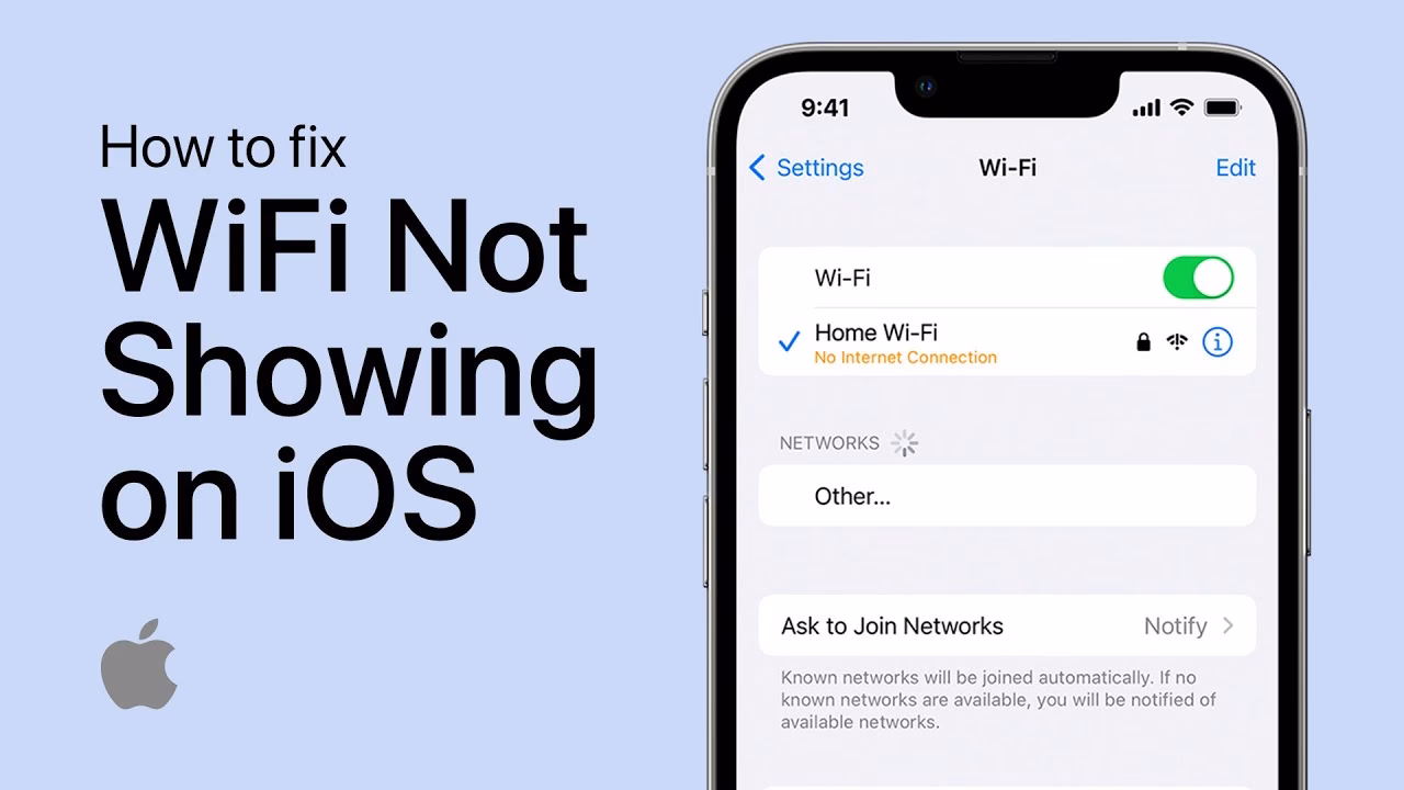 How do I fix WiFi not showing up on my iPhone?