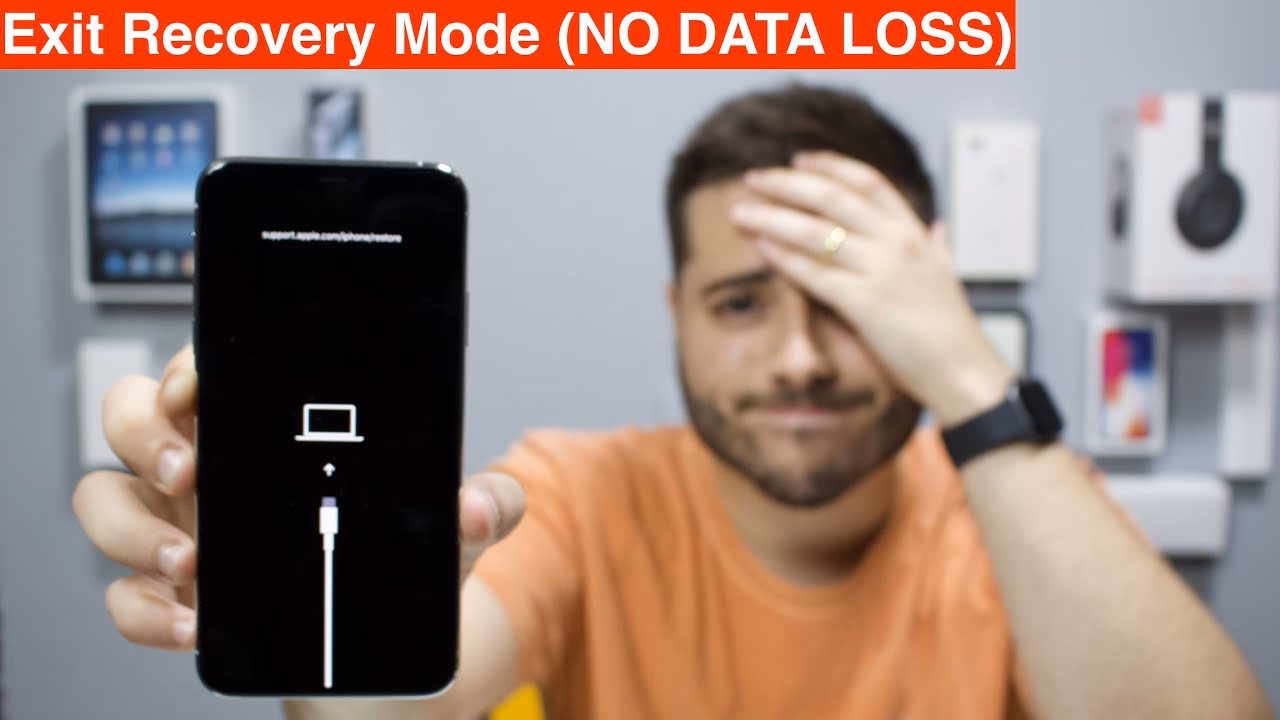How does recovery mode affect iPhone data?