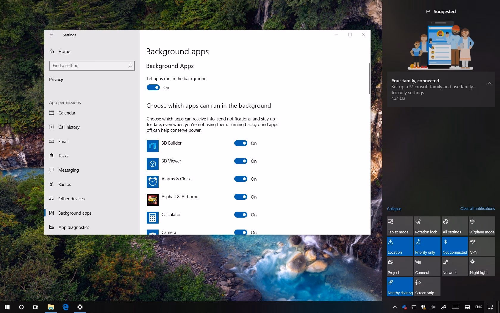 How to restore Action Center if it won't open Windows 10?