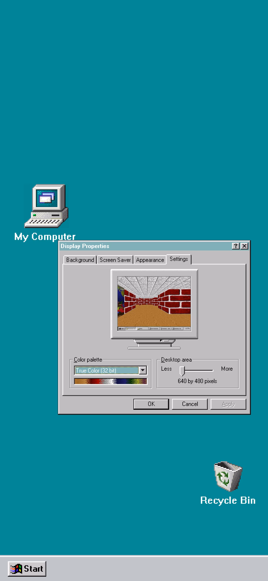 How to download Windows 95 theme on iPhone?
