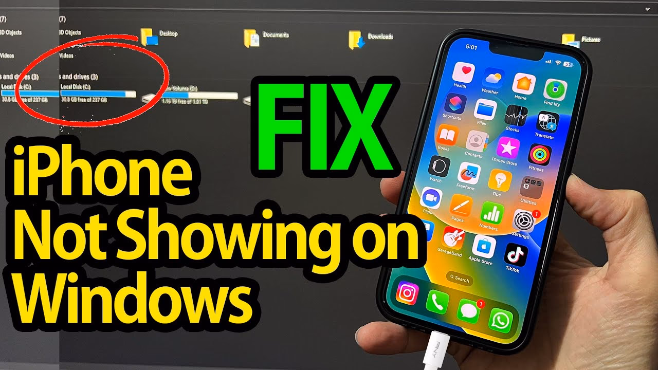 What if my iPhone doesn't connect to a Windows PC?