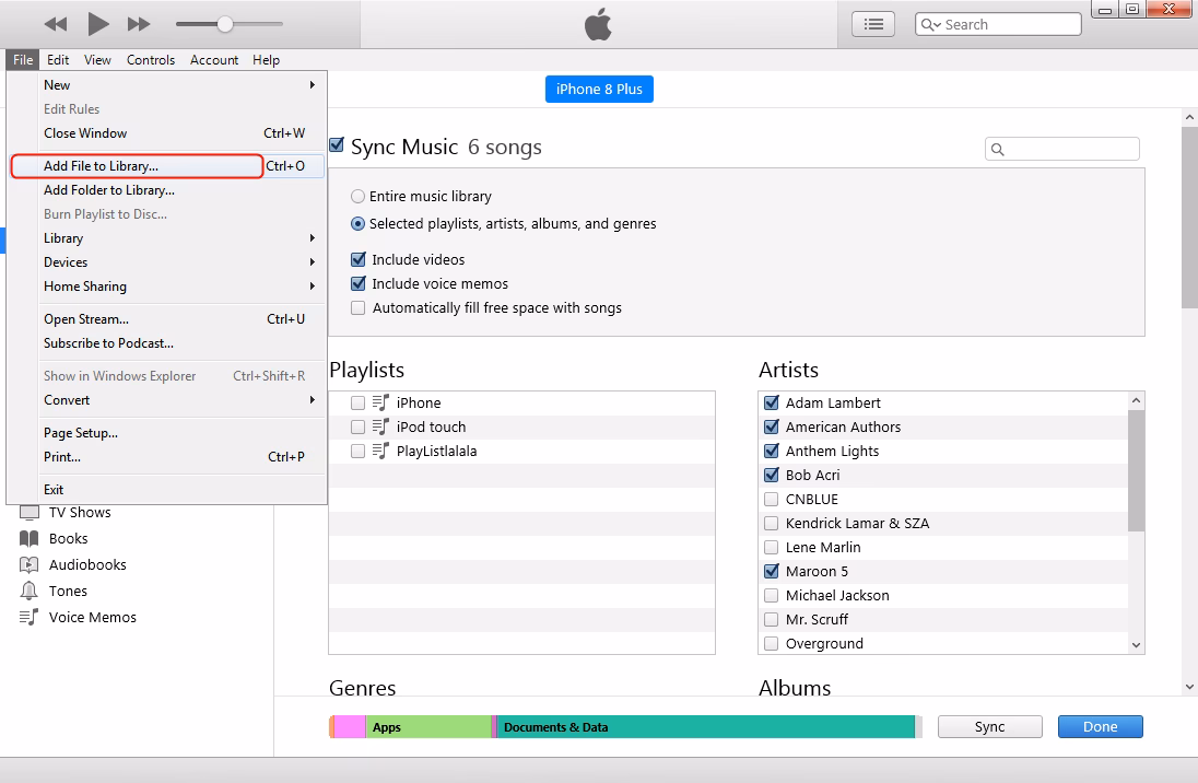 Does Windows Media Player support direct transfer to iPhone?