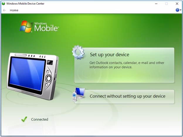 Does Windows Mobile Device Center work with Windows Vista?