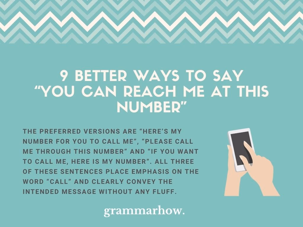 Should you say 'you can reach me at' in a professional email?