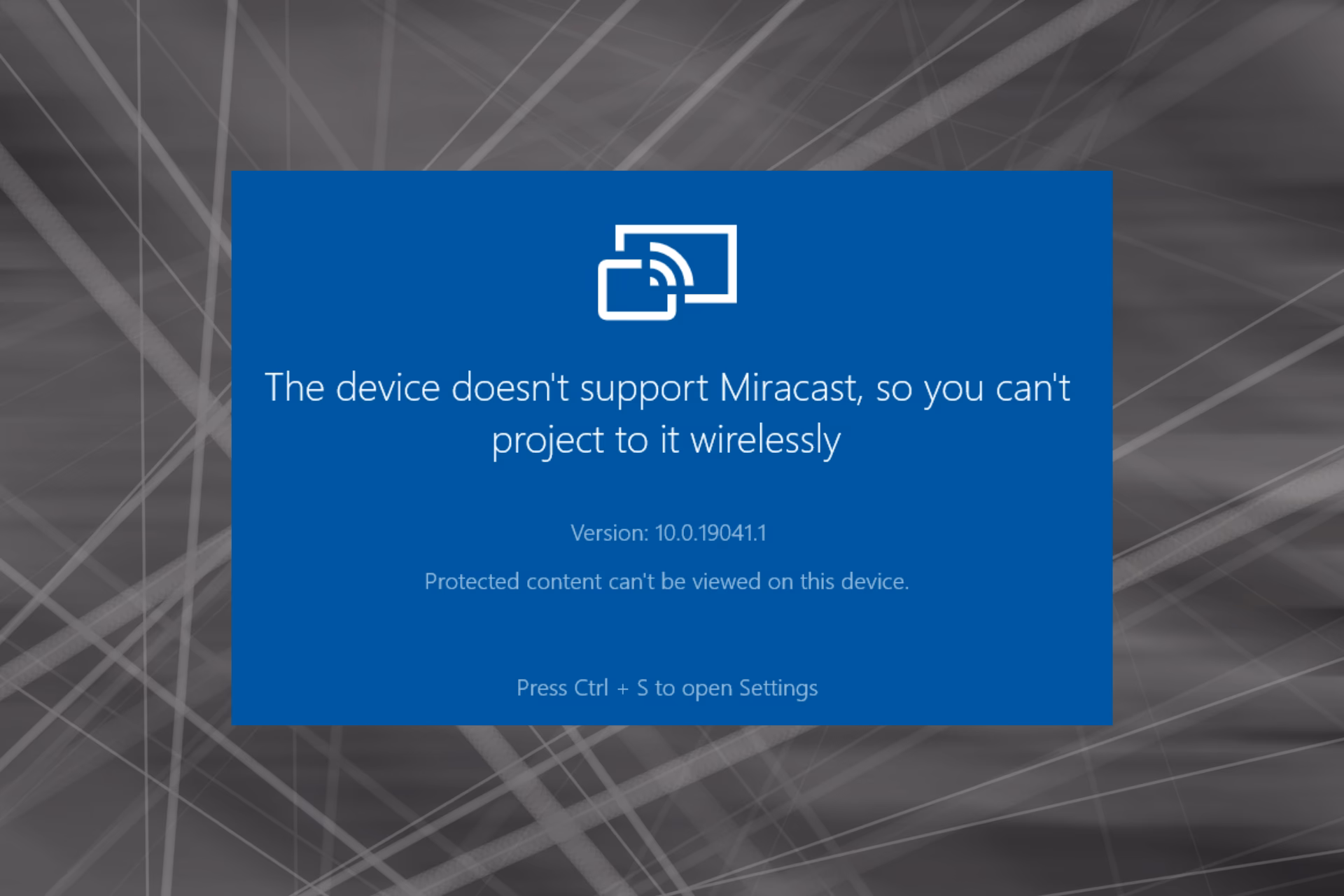 What if my wireless display doesn't support Miracast?