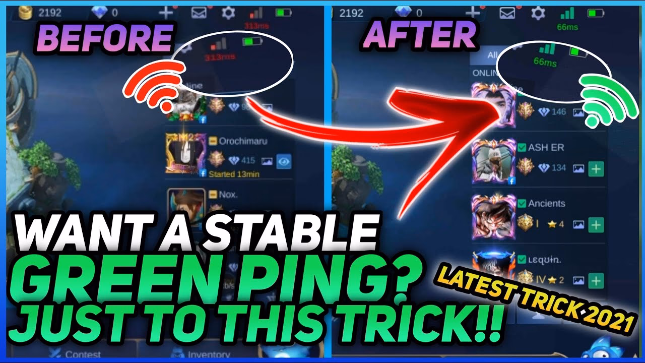 Why is my Ping so high in mlbb?