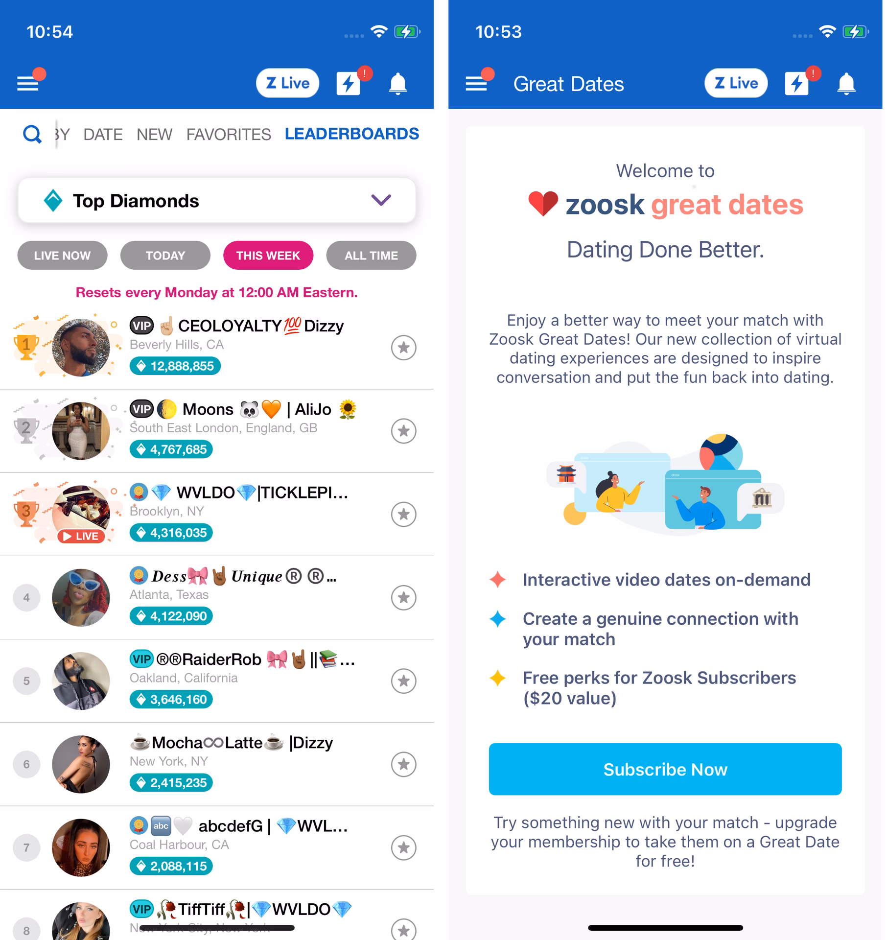 Is Zoosk free?